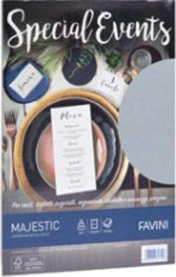 Carta metallizzata Special Events - A4 - 250 gr - argento - Favini - conf. 10 fogli Casa e cucina/Hobby creativi/Carta e lavorazione della carta/Carta/Carta decorativa Eurocartuccia - Pavullo, Commerciovirtuoso.it