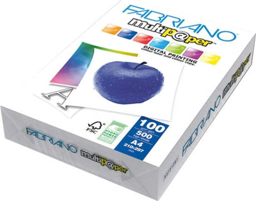 Carta Multipaper - A4 - 100 gr - bianco - Fabriano - conf. 500 fogli [multipack] 4 pezzi Cancelleria e prodotti per ufficio/Carta blocchi e quaderni/Carta/Carta per fotocopiatrici e stampanti/Carta per fotocopiatrice e multiuso Eurocartuccia - Pavullo, Commerciovirtuoso.it