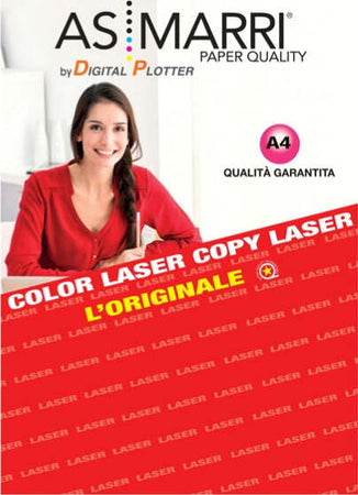 Carta Photo LL 8972 - laser - A4 - 170 gr - 100 fogli - effetto lucido fronte-retro - bianco - As Marri Cancelleria e prodotti per ufficio/Carta blocchi e quaderni/Carta/Carta per fotocopiatrici e stampanti/Carta per fotocopiatrice e multiuso Eurocartuccia - Pavullo, Commerciovirtuoso.it