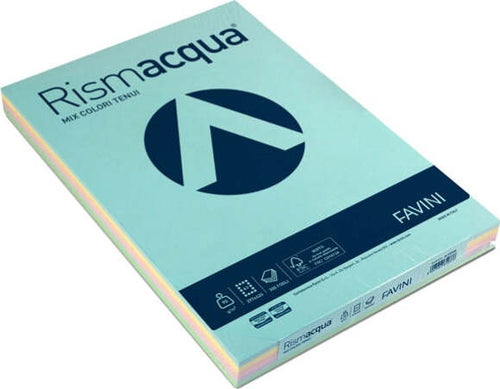 Carta Rismacqua - A3 - 90 gr - mix 5 colori - Favini - conf. 300 fogli Casa e cucina/Hobby creativi/Carta e lavorazione della carta/Carta/Carta decorativa Eurocartuccia - Pavullo, Commerciovirtuoso.it