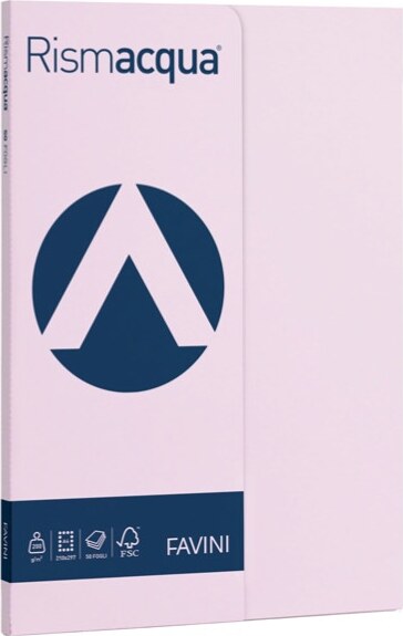 Carta Rismacqua Small - A4 - 200 gr - lilla 06 - Favini - conf. 50 fogli Casa e cucina/Hobby creativi/Carta e lavorazione della carta/Carta/Carta decorativa Eurocartuccia - Pavullo, Commerciovirtuoso.it