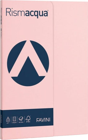 Carta Rismacqua Small - A4 - 200 gr - rosa 10 - Favini - conf. 50 fogli Casa e cucina/Hobby creativi/Carta e lavorazione della carta/Carta/Carta decorativa Eurocartuccia - Pavullo, Commerciovirtuoso.it