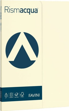 Carta Rismacqua Small - A4 - 90 gr - avorio 110 - Favini - conf. 100 fogli Casa e cucina/Hobby creativi/Carta e lavorazione della carta/Carta/Carta decorativa Eurocartuccia - Pavullo, Commerciovirtuoso.it