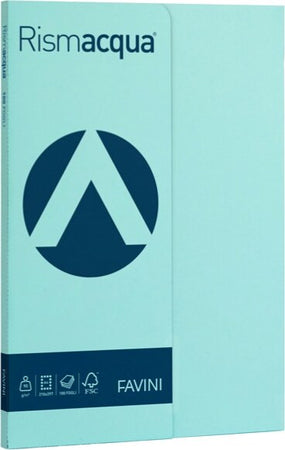 Carta Rismacqua Small - A4 - 90 gr - celeste 08 - Favini - conf. 100 fogli Casa e cucina/Hobby creativi/Carta e lavorazione della carta/Carta/Carta decorativa Eurocartuccia - Pavullo, Commerciovirtuoso.it