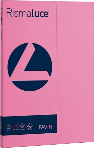 Carta Rismaluce Small - A4 - 90 gr - ciclamino 58 - Favini - conf. 100 fogli Casa e cucina/Hobby creativi/Carta e lavorazione della carta/Carta/Carta decorativa Eurocartuccia - Pavullo, Commerciovirtuoso.it