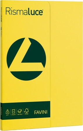 Carta Rismaluce Small - A4 - 90 gr - giallo sole 53 - Favini - conf. 100 fogli Casa e cucina/Hobby creativi/Carta e lavorazione della carta/Carta/Carta decorativa Eurocartuccia - Pavullo, Commerciovirtuoso.it