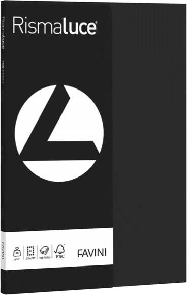 Carta Rismaluce Small - A4 - 90 gr - nero 63 - Favini - conf. 100 fogli Casa e cucina/Hobby creativi/Carta e lavorazione della carta/Carta/Carta decorativa Eurocartuccia - Pavullo, Commerciovirtuoso.it