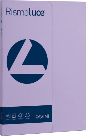 Carta Rismaluce Small - A4 - 90 gr - viola 49 - Favini - conf. 100 fogli Casa e cucina/Hobby creativi/Carta e lavorazione della carta/Carta/Carta decorativa Eurocartuccia - Pavullo, Commerciovirtuoso.it