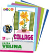 Carta velina - 50 x 76 cm - assortimento 5 colori freddi - Deco - busta 25 fogli Casa e cucina/Hobby creativi/Carta e lavorazione della carta/Carta/Carta crespa Eurocartuccia - Pavullo, Commerciovirtuoso.it