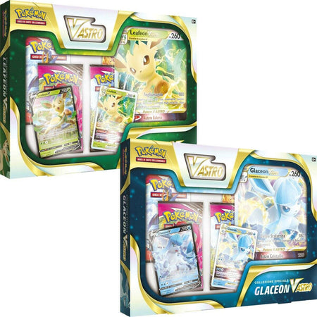Carte da Gioco Collezione Pokemon Leafeon-V ASTRO o Glaceon-V ASTRO Giochi e giocattoli/Giochi da tavola di società e accessori/Giochi da tavolo/Carte/Mazzi di carte speciali Scontolo.net - Potenza, Commerciovirtuoso.it