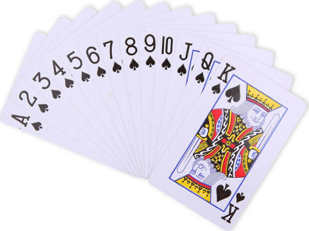 Carte-da-gioco-francesi-plastificate-per-poker-ramino-las-vegas-scala-40-mazzo-da-52-carte-e-2-matte-con-6-dadi