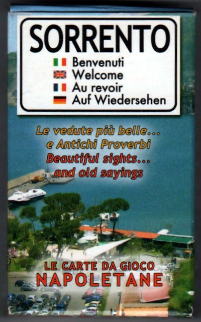 Carte Da Gioco Napoletane Sorrento Vedute Proverbi Gioco Di Carte Patinate Giochi da Tavolo Trade Shop italia - Napoli, Commerciovirtuoso.it