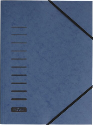 Cartella 3 lembi - con elastico - cartoncino - A4 - blu - Pagna Cancelleria e prodotti per ufficio/Archivio ufficio e accessori per scrivania/Archivio ufficio/Cartelle/Cartelle portadocumenti Eurocartuccia - Pavullo, Commerciovirtuoso.it