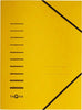 Cartella 3 lembi - con elastico - cartoncino - A4 - giallo - Pagna Cancelleria e prodotti per ufficio/Archivio ufficio e accessori per scrivania/Archivio ufficio/Cartelle/Cartelle portadocumenti Eurocartuccia - Pavullo, Commerciovirtuoso.it