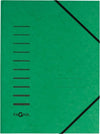 Cartella 3 lembi - con elastico - cartoncino - A4 - verde - Pagna Cancelleria e prodotti per ufficio/Archivio ufficio e accessori per scrivania/Archivio ufficio/Cartelle/Cartelle portadocumenti Eurocartuccia - Pavullo, Commerciovirtuoso.it