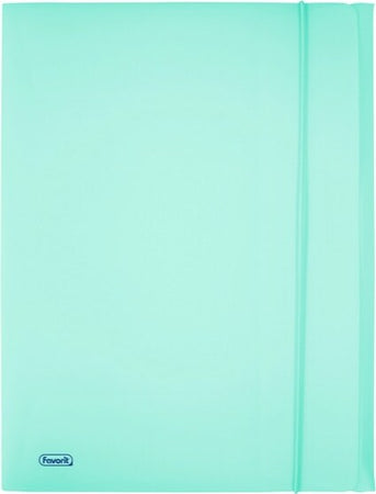 Cartella 3L con elastico Pstel - PPL - 24x33cm - celeste - Favorit Cancelleria e prodotti per ufficio/Archivio ufficio e accessori per scrivania/Archivio ufficio/Cartelle/Cartelle a soffietto espandibili Eurocartuccia - Pavullo, Commerciovirtuoso.it