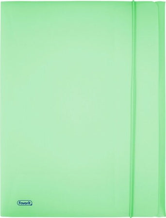 Cartella 3L con elastico Pstel - PPL - 24x33cm - smeraldo - Favorit Cancelleria e prodotti per ufficio/Archivio ufficio e accessori per scrivania/Archivio ufficio/Cartelle/Cartelle a soffietto espandibili Eurocartuccia - Pavullo, Commerciovirtuoso.it