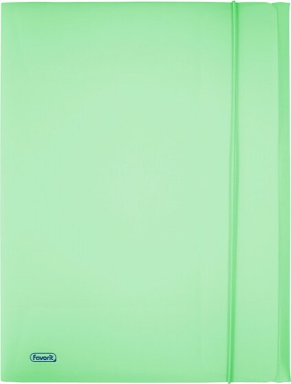 Cartella 3L con elastico Pstel - PPL - 24x33cm - smeraldo - Favorit Cancelleria e prodotti per ufficio/Archivio ufficio e accessori per scrivania/Archivio ufficio/Cartelle/Cartelle a soffietto espandibili Eurocartuccia - Pavullo, Commerciovirtuoso.it