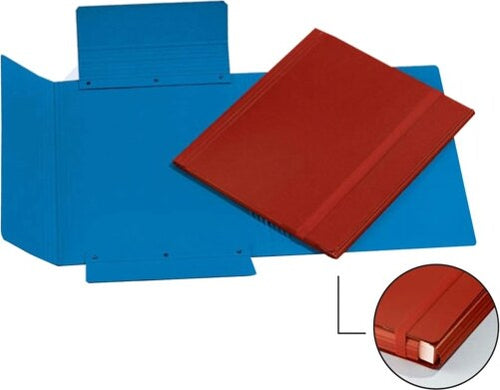 Cartella con elastico - fibrone - 3 lembi - 27x37 cm - rosso - Cartotecnica del Garda [multipack] 5 pezzi Cancelleria e prodotti per ufficio/Archivio ufficio e accessori per scrivania/Archivio ufficio/Cartelle/Cartelle portadocumenti Eurocartuccia - Pavullo, Commerciovirtuoso.it