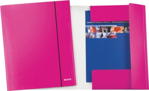Cartella con elastico WOW - cartoncino plastificato - 3 lembi - fucsia metal - Leitz [multipack] 5 pezzi Cancelleria e prodotti per ufficio/Archivio ufficio e accessori per scrivania/Archivio ufficio/Cartelle/Cartelle portadocumenti Eurocartuccia - Pavullo, Commerciovirtuoso.it