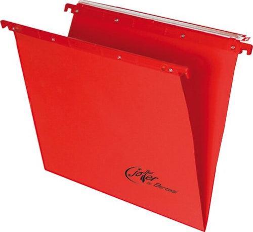 Cartella sospesa Joker - cassetto - interasse 39 cm - fondo V - 37x25 cm - rosso - Bertesi [multipack] 25 pezzi Cancelleria e prodotti per ufficio/Archivio ufficio e accessori per scrivania/Archivio ufficio/Cartelle/Cartelle portadocumenti da appendere Eurocartuccia - Pavullo, Commerciovirtuoso.it