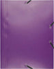 Cartellina 3 lembi - con elastici - PPL - 24x32 cm - viola - Exacompta [multipack] 30 pezzi Cancelleria e prodotti per ufficio/Archivio ufficio e accessori per scrivania/Archivio ufficio/Cartelle/Cartelle portadocumenti Eurocartuccia - Pavullo, Commerciovirtuoso.it