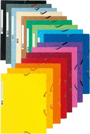 Cartellina con elastico - cartoncino lustrE' - 3 lembi - 400 gr - 24x32 cm - arancio - Exacompta [multipack] 25 pezzi Cancelleria e prodotti per ufficio/Archivio ufficio e accessori per scrivania/Archivio ufficio/Cartelle/Cartelle portadocumenti Eurocartuccia - Pavullo, Commerciovirtuoso.it