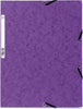 Cartellina con elastico - cartoncino lustrE' - 3 lembi - 400 gr - 24x32 cm - viola - Exacompta [multipack] 25 pezzi Cancelleria e prodotti per ufficio/Archivio ufficio e accessori per scrivania/Archivio ufficio/Cartelle/Cartelle portadocumenti Eurocartuccia - Pavullo, Commerciovirtuoso.it