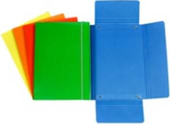 Cartellina con elastico - cartone plastificato - 3 lembi - 17x25 cm - colori assortiti - Cartotecnica del Garda [multipack] 10 pezzi Cancelleria e prodotti per ufficio/Archivio ufficio e accessori per scrivania/Archivio ufficio/Cartelle/Cartelle portadocumenti Eurocartuccia - Pavullo, Commerciovirtuoso.it