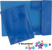 Cartellina con elastico - cartone plastificato - 3 lembi - 25x34 cm - azzurro - Queen Starline [multipack] 10 pezzi Cancelleria e prodotti per ufficio/Archivio ufficio e accessori per scrivania/Archivio ufficio/Cartelle/Cartelle portadocumenti Eurocartuccia - Pavullo, Commerciovirtuoso.it