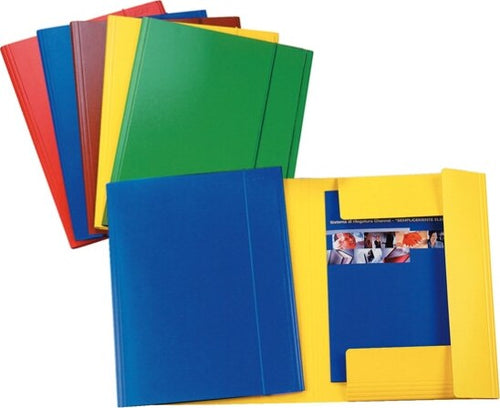 Cartellina con elastico - presspan - 3 lembi - 870 gr - 25x35 cm - verde - Esselte [multipack] 5 pezzi Cancelleria e prodotti per ufficio/Archivio ufficio e accessori per scrivania/Archivio ufficio/Cartelle/Cartelle portadocumenti Eurocartuccia - Pavullo, Commerciovirtuoso.it