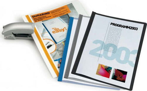 Cartellina per rilegatura Durabind - PVC - 21x29 7 cm - grigio - Durable [multipack] 25 pezzi Cancelleria e prodotti per ufficio/Archivio ufficio e accessori per scrivania/Archivio ufficio/Cartelle/Cartelle portadocumenti Eurocartuccia - Pavullo, Commerciovirtuoso.it