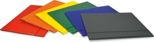 Cartelline-lucide-3-lembi-con-elastico-tondo---BLU-Euro-Cart