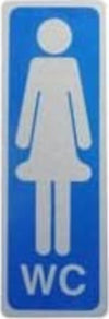 CARTELLINO-ADESIVO-WC-DONNE-15X5CM*