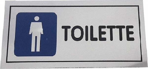 Cartello Adesivo In Metallo Toilette Uomo Bagno Indicazioni Targa Adesiva Casa e cucina/Decorazioni per interni/Accessori decorativi/Targhe e cartelli Trade Shop italia - Napoli, Commerciovirtuoso.it