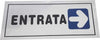 Cartello-Adesivo-Metallo-Entrata-Freccia-A-Destra-Indicazioni-Segnaletica-Targa