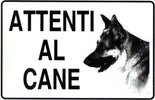 Cartello Attenti Al Cane 20x30 Cm Pvc Rigido Adesivo Segnaletica Sicurezza  Trade Shop italia - Napoli, Commerciovirtuoso.it