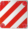 Cartello carico sporgente ondulato polionda pvc catadiottridi rinfrangente bianco rosso