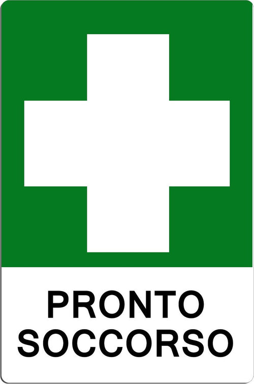 CARTELLO CASSETTA PRONTO SOCCORSO SEGNALETICA DIREZIONALE SICUREZZA AVVERTIMENTO  Trade Shop italia - Napoli, Commerciovirtuoso.it