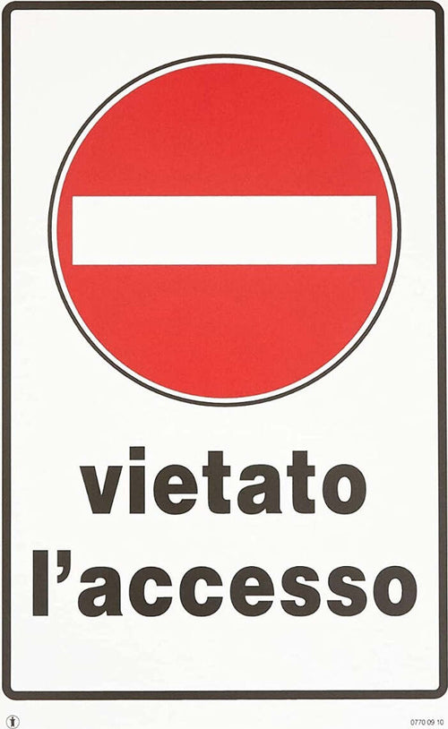 CARTELLO-IN-PLASTICA-300X200-MM-VIETATO-L'-ACCESSO