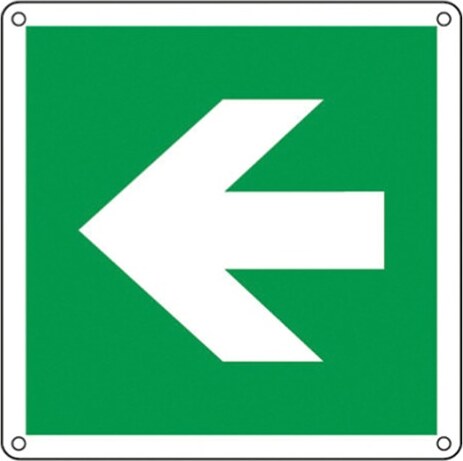 Cartello segnalatore - 12x12 cm - FRECCIA - alluminio - Cartelli Segnalatori Fai da te/Sicurezza e protezione/Attrezzature per sicurezza sul lavoro/Segnaletica antinfortunistica Eurocartuccia - Pavullo, Commerciovirtuoso.it