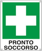 Cartello segnalatore - 12x14 5 cm - PRONTO SOCCORSO - alluminio - Cartelli Segnalatori Fai da te/Sicurezza e protezione/Attrezzature per sicurezza sul lavoro/Segnaletica antinfortunistica Eurocartuccia - Pavullo, Commerciovirtuoso.it