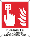 Cartello segnalatore - 12x14 5 cm - PULSANTE ALLARME ANTINCENDIO - alluminio - Cartelli Segnalatori Fai da te/Sicurezza e protezione/Attrezzature per sicurezza sul lavoro/Segnaletica antinfortunistica Eurocartuccia - Pavullo, Commerciovirtuoso.it