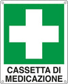 Cartello segnalatore - 16x21 cm - CASSETTA DI MEDICAZIONE - alluminio - Cartelli Segnalatori Fai da te/Sicurezza e protezione/Attrezzature per sicurezza sul lavoro/Segnaletica antinfortunistica Eurocartuccia - Pavullo, Commerciovirtuoso.it