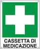 Cartello segnalatore - 16x21 cm - CASSETTA DI MEDICAZIONE - alluminio - Cartelli Segnalatori Fai da te/Sicurezza e protezione/Attrezzature per sicurezza sul lavoro/Segnaletica antinfortunistica Eurocartuccia - Pavullo, Commerciovirtuoso.it