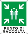 Cartello segnalatore - 25x31 cm - PUNTO DI RACCOLTA - alluminio - Cartelli Segnalatori Fai da te/Sicurezza e protezione/Attrezzature per sicurezza sul lavoro/Segnaletica antinfortunistica Eurocartuccia - Pavullo, Commerciovirtuoso.it