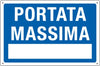Cartello segnalatore - 30x20 cm - PORTATA MASSIMA - alluminio - Cartelli Segnalatori Fai da te/Sicurezza e protezione/Attrezzature per sicurezza sul lavoro/Segnaletica antinfortunistica Eurocartuccia - Pavullo, Commerciovirtuoso.it