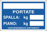 Cartello segnalatore - 30x20 cm - PORTATE: SPALLA-PIANO - alluminio - Cartelli Segnalatori Fai da te/Sicurezza e protezione/Attrezzature per sicurezza sul lavoro/Segnaletica antinfortunistica Eurocartuccia - Pavullo, Commerciovirtuoso.it