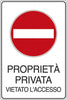 Cartello segnalatore - 30x20 cm - PROPRIETA' PRIVATA VIETATO L'ACCESSO - alluminio - Cartelli Segnalatori Fai da te/Sicurezza e protezione/Attrezzature per sicurezza sul lavoro/Segnaletica antinfortunistica Eurocartuccia - Pavullo, Commerciovirtuoso.it