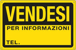 Cartello segnalatore - 30x20 cm - VENDESI - PPL - Cartelli Segnalatori Fai da te/Sicurezza e protezione/Attrezzature per sicurezza sul lavoro/Segnaletica antinfortunistica Eurocartuccia - Pavullo, Commerciovirtuoso.it